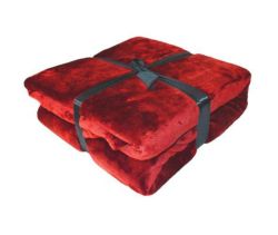 Luxurious Suede Microfiber Fleece Throw Blanket - 150X180CM