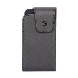 Black Leather Phone Case Cover Pouch Swivel Belt Clip For Nokia E63 - Nokia Lumia 620 - Nokia Lumia 800