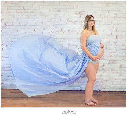 Maternity Maxi Long Dress Boob Tube On Top - Free Size Front Split C... - Lavender 170cm Free Size