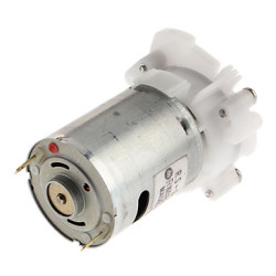 Dc 5v Diy Micro Liquid Gear Pump For Electronics Diy Development & Projects Silver + White ..