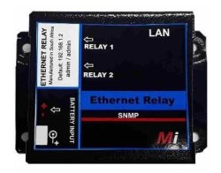 2 Port Ethernet Relay 12V To 24V - Mi-eth-relay