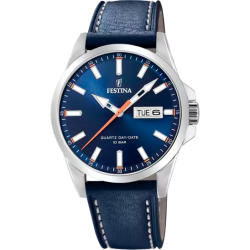 Festina Classic Leather Strap Men's Watch F20358 3