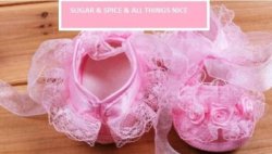 Pre-walker Rosebud Shoes - Pastel Pink - Perfect For Weddings christenings 3-6 Months