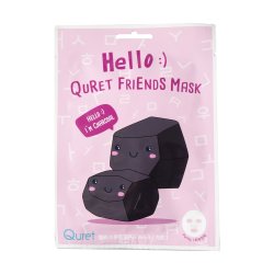 Hello Friends Mask - Charcoal