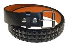 Dragon Leather Belt Studded Belts Punk Rock Belts 38 40 Large Black