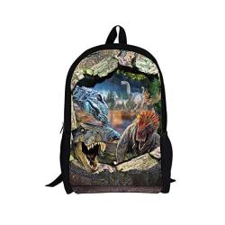Large Cool School Bag Dinosaur Cute Kids Durable Personalized Backpack Bookbags