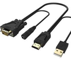 HDMI To Vga Video Adapter With Audio