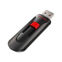 SanDisk Ufm 32GB USB Cruzer Glide 3.0 Type-a 3.2 Gen 1 USB Flash Drive - Black red SDCZ600-032G-G35