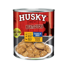 Husky Dog Food Chicken Flavour Chunks In Gravy - 6 Tins X 775G