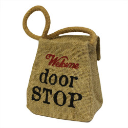 Small Jute Ton Shape - Welcome Door Stop