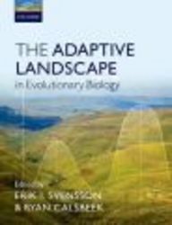The Adaptive Landscape In Evolutionary Biology hardcover