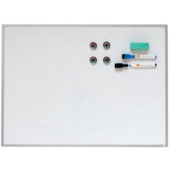 Nobo Small Magnetic Whiteboard Aluminium Frame 585X430MM