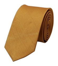 Tan Men's Brown Eco-friendly Woven Silk Tie Formal Necktie For Tall Or Short Men