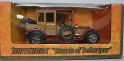 Matchbox Diecast Model Car Models Of Yesteryear Y 7 Rolls Royce 1912 1973 Lesney On Box 1 48 Scale