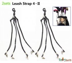 2sets Golf Leash Strap 4 Ii With Bag Strap - Stop Losing Golf Headcovers