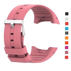 Junshion Watchband 23 Mm Replacement 10 Colors Soft Silicone Rubber Wrist Strap For Polar M400 M430 Fitness Watch
