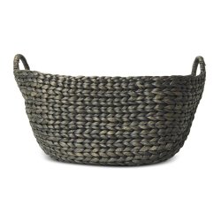 @home Water Hyacinth Basket Curved Large 32X45CM