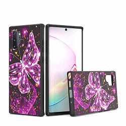 Unc Pro Cell Phone Case For Samsung Galaxy Note 10 Plus note 10 Pro note 10+ Luxury Butterfly Gold Foil Embedded Dual Layer Tpu Hybrid Case