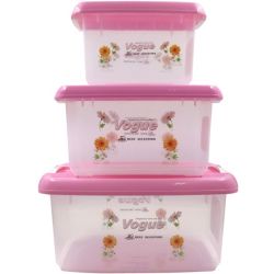3 Piece Food Storage Containers 438988