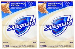 Safeguard Antibacterial Bar Soap - 4 Oz - 8 Ct - 2 Pk