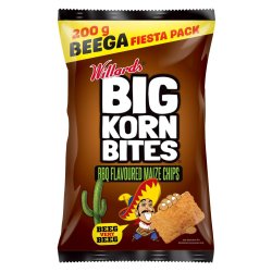 Willards - Chips Big Korn Bites 200G Bbq