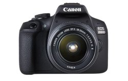 Canon Eos 2000D Body Camera With Ef-s 18-55MM F 3.5-5.6 Is II Lens. Eyecup Ef Camera Cover & Strap