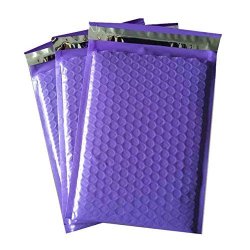 Besteck 2 Purple Poly Bubble Mailers 8.5X12 Padded Envelopes Pack Of 50