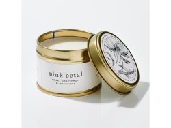 Pink Petal Gold Tin Candle 100ML