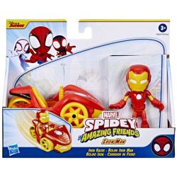 Marvel Spidey Amazing Friends-vehicle And Figure Iron Man