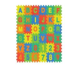 Alphabet & Number Eva Foam Play Mat Set - 36 Piece