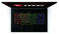 Leze - Ultra Thin Tpu Keyboard Skin Cover For Msi GF63 PS63 GS65 P65 WS65 WP65 Gaming Laptop - Colorful