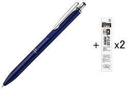 Zebra Gel Ballpoint Pen Sarasa Grand 0.5 P-JJ55-NV Navy + Zebra JF-0.5 Gel Ink Pen Refill - 0.5 Mm - Black X2 Set