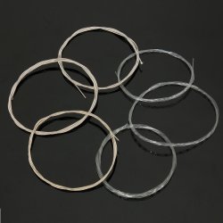New Durable Set Of 6 Steel Nylon Strings Acoustic Classical Guitar
