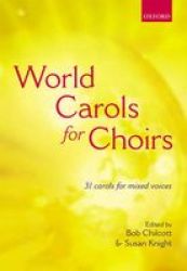 World Carols For Choirs Satb Sheet Music Vocal Score