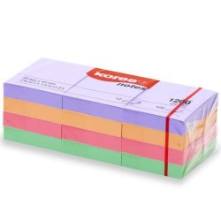 Multi-colour Pastel Notes 50 X 40MM Pack Of 12