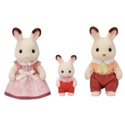 Sylvanian Families Chocolate Rabbit Family Trio Es