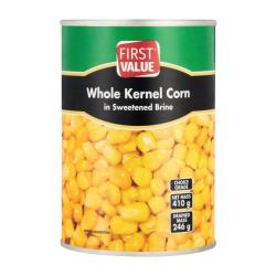 Whole Kernel Corn In Brine 410 G