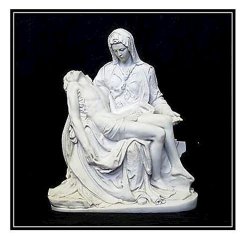 19CM Pieta Marble Statue