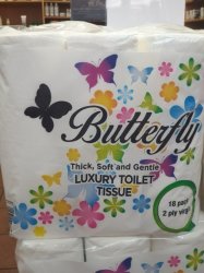 Butterfly 2 Ply Toilet Paper Bulk Deal
