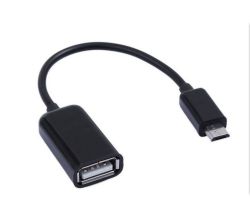 USB Male To USB 2.0 Female Otg Host Cable Micro