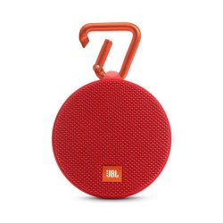 JBL Clip 2 Waterproof Bluetooth Speaker In Red