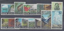 New Zealand 1967 Definitive Set Of 11 Fine Unmounted Mint