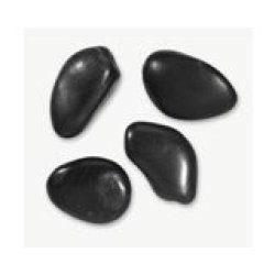 Massage Stones In Velvet Pouch - Available In: Black
