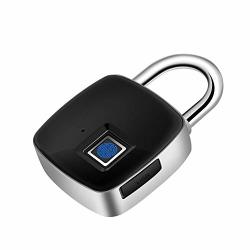 Fingerprint Padlock Smart Connection Metal Bluetooth Keyless Biometric Lock For Gym Locker Outdoor Door Backpack Luggage Suitcase Bike Office