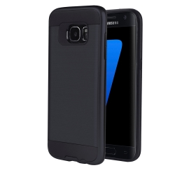 Tuff-Luv Combination Case for Samsung Galaxy S7 edge in Black