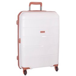 Cellini Spinn Luggage Collection - White 65