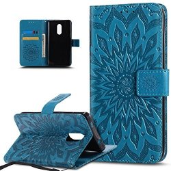 Xiaomi Redmi Note 4 Case Xiaomi Redmi Note 4 Cover Ikasus Embossing Mandala Flower Sunflower Pu Leather Magnetic Flip Folio Kickstand Wallet Case With