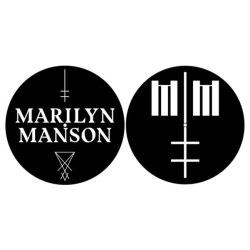 Marilyn Manson - Logo cross - Slipmat