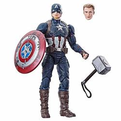 Hasbro Marvel Legends Worthy Captain America Power And Glory Exclusive With Mjolnir Hammer