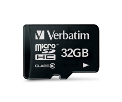 Verbatim - 32GB Micro Sdhc Class 10 44013